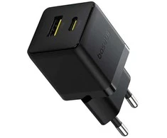 Baseus Palm 20 W dvigubas USB greitas įkroviklis juodas (P10111608113-00)