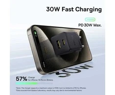 Baseus Palm 30W USB-C USB-A - juoda