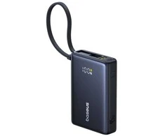 Powerbank Baseus PicoGo Digital Ekranas 10000mAh 45W (juoda)