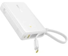 Baseus PicoGo Digital Ekranas 10000mAh 45W balta