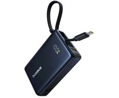 Powerbank Baseus PicoGo Digital Ekranas 10000mAh 45W (juoda)