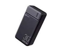 Powerbank C-tech 30000mAh, Li-Pol, 20W, USB-C/USB-A/micro USB
