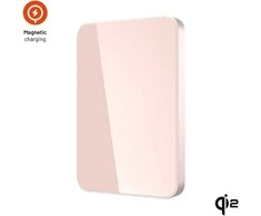 Fixed MagZen 5 Crystal Qi2 standartinis 5000 mAh rožinis