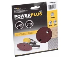 Powerplus POWAIR0123 - 5x grinding disc d.150 G120