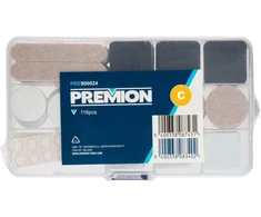 Šakotuvas Usorteret Premion PRE900024 - Self-adhesive Felt Furniture Pads, 116 pieces