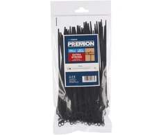 Premion PREP00030 - Juodas Cable Ties with Hole, 4.8 x 200 mm, 100 pcs
