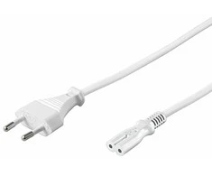 PremiumCord 230V maitinimo laidas prie magnetofono 2m baltas