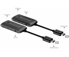„PremiumCord“ 4K@60Hz HDMI belaidis ilgintuvas, 20 m atstumu