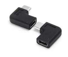 PremiumCord PremiumCord Adaptér USB-C/male - C/female zahnutý 90°