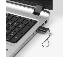 PremiumCord Adapteris USB3.0 A male - USB-C Female, juodas with hanging loop