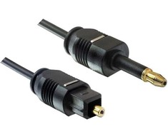 Kabelis PremiumCord Toslink Mini - Toslink 2.2m juoda (kjtos2-2)