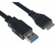 PremiumCord Cable Micro USB 3.0 5Gbps USB A – Micro USB B, MM, 5m