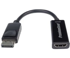 Kabelis PremiumCord PremiumCord adaptér DisplayPort - HDMI Male/Female, support 3D, 4K*2K@60Hz