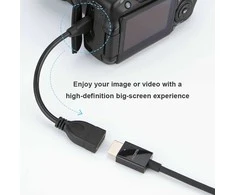 PremiumCord Flexi adapteris HDMI A tipo lizdas - mikro HDMI D tipo kištukas lanksčiam prijungimui
