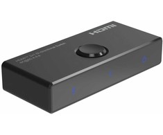 PremiumCord HDMI perjungiklis 4K@60Hz YUV 4:4:4, FULL HD 1080P, 3D dvikryptis 2-1 arba 1-2