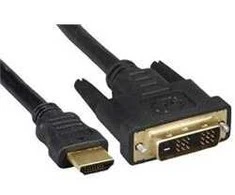 Kabelis PremiumCord HDMI - DVI- D 1m juoda (kphdmd1)