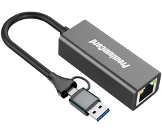 PremiumCord ku31ether07 – USB-C į USB-A adapteris, 15 cm