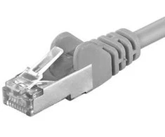 PremiumCord PREMIUMCORD Patch kabelis CAT6a S-FTP, RJ45-RJ45, AWG 26/7 20m pilka