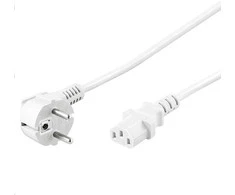 PremiumCord 230V maitinimo laidas prie kompiuterio 2m baltas