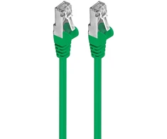 PREMIUMCORD Patch kabelis CAT6a S-FTP, RJ45-RJ45, AWG 26/7 3m žalia