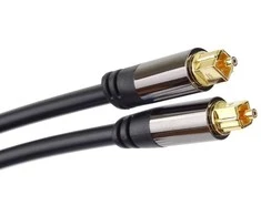 PremiumCord Kabelis Toslink M/M, OD: 6mm, auksinis dizainas 1,5m