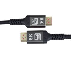 PremiumCord ULTRA HDMI 2.1 High Speed + Ethernet cable 8K@60Hz, auksinis plated 9m