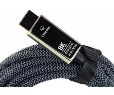 PremiumCord Ultra High Speed ​​​​HDMI 2.1 optinio pluošto kabelis 8K@60Hz, auksinis 20m