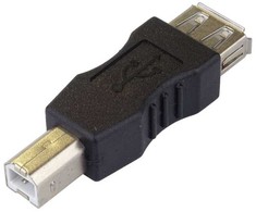 PremiumCord USB 2.0 Adapteris A-B, Female/Male