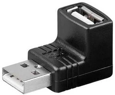 PremiumCord USB reducer A-A, Male/Female 90°