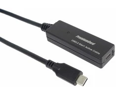 PREMIUMCORD USB-C kartotuvas ir ilgintuvas vyriškas-moteris, 5Gbps 10m