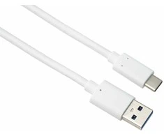 USB laidas PremiumCord USB-A - USB-C 2 m Balta (ku31ck2w)