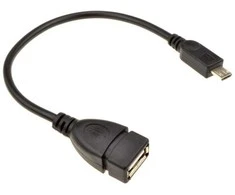 USB adapteris PremiumCord microUSB - USB Juodas (kur- 14)