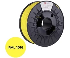 C-TECH PREMIUM LINE, PETG, sieros geltonumo, RAL1016, 1,75 mm, 1kg