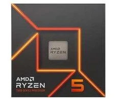 Procesorius AMD Ryzen 5 7400 CPU, 6 branduoliai, 4,3 GHz, Socket AM5 (Raphael) • dėžutėje, su aušintuvu