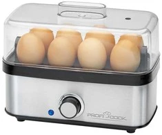 Boman ProfiCook PC-EK 1275 8 egg(s) 400 W Juodas, Nerūdijantis plienas