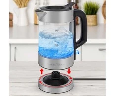 Profi Cook ProfiCook PC-WKS 1229 G electric virdulys 1 L 1600 W Nerūdijantis plienas, Transparent