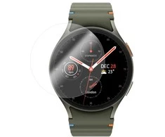 Fixed Fiksuotas | Apsauginis grūdintas stiklas išmaniajam laikrodžiui „Samsung Galaxy Watch 7“ (44 mm), 2 vnt. | Skaidrus