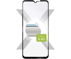 Fixed fiksuotas viso dangčio Apsauginis grūdintas stiklas, skirtas Samsung Galaxy Xcover 7 5G klijuoti visame ekrane juodas