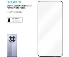 Fixed Fiksuota ekrano apsauga | Xiaomi | Redmi Note 14 5G | Grūdintas stiklas | Juodas | Pilnas viršelis
