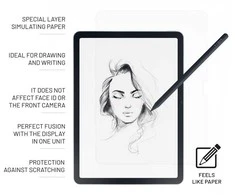 Fixed Fiksuotas Apsauginis stiklas imituojantis popierių PaperGlass ekrano apsauga iPad Pro 13" 2024 - Garantija Bezpieczeństwa.