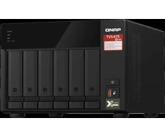 QNAP TVS-675 NAS bokštas ZhaoXin KaiXian KX-6000 KX-U6580 8 GB DDR4 0 TB QuTS Hero Juodas