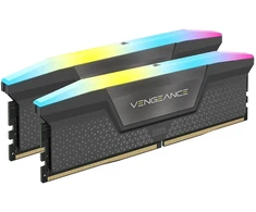 RAM CORSAIR VENGEANCE RGB 64GB 2x32GB DDR5 5600MT/s DIMM CL40-44-44-90 1.25V AMD EXPO ir Intel XMP - pilka