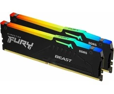 RAM KINGSTON 32GB 6000MT/s DDR5 CL36 DIMM FURY Beast RGB EXPO rinkinys (2 vnt.)