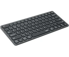 RAPOO klaviatūra UCK-6001 su 8in1 USB-C šakotuvu, laidiniu USB-C, CZ/SK, juoda