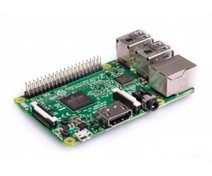 Raspberry Pi 3 Modell B 1GB | ARM Cortex-A53 4x 1,20GHz, 1GB RAM, WLAN, Bluetooth, LAN, 4x USB