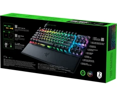 Razer Huntsman V3 Pro Tenkeyless 8KHz | Klaviatūra žaidimams | su laidu | US | Razer Analog Optical Switch Gen-2 | Juodas