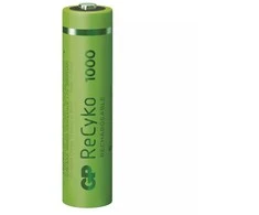 Rechargeable batteries GP ReCyko 950 AAA (HR03), 6 pcs