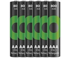 Rechargeable batteries GP ReCyko Pro Professional AAA (HR03), 6 pcs