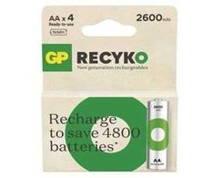 GP Baterija (AA) Rechargeable NIMH R6/AA, 270AAHCE-EB4, (4 batteries / blister), 2700 mAh