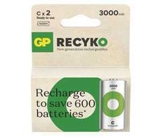 Įkraunamos baterijos GP ReCyko 3000 C (HR14), 2 vnt.